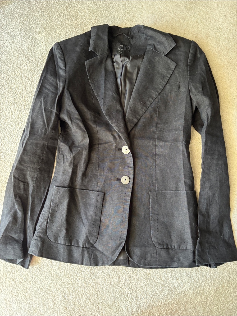 H&M Linen Blazer
